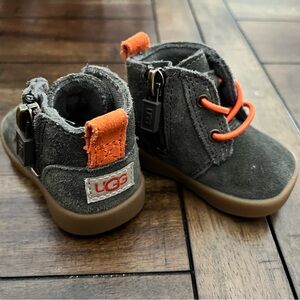 UGG Kids Charcoal and Tangerine Boots